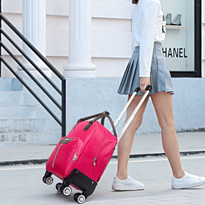 Pull Rod Reisekoffer Unisex Große wasserdichte Reisetasche