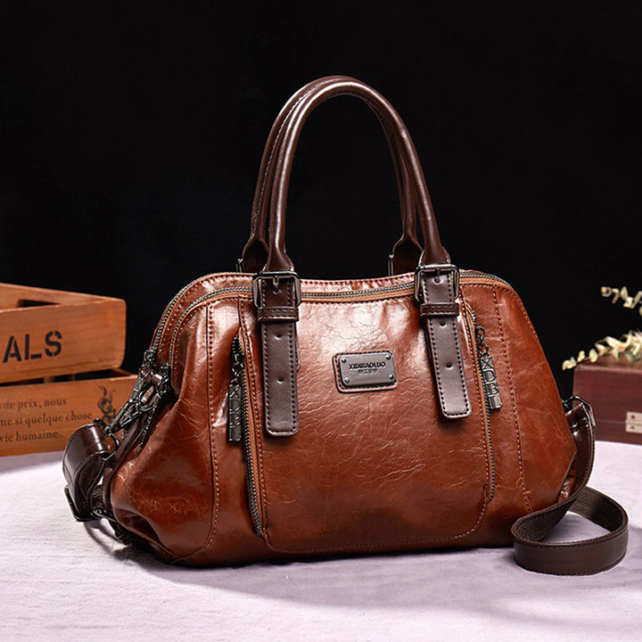 Luxus-Tragetasche im Vintage-Stil mit großem Fassungsvermögen