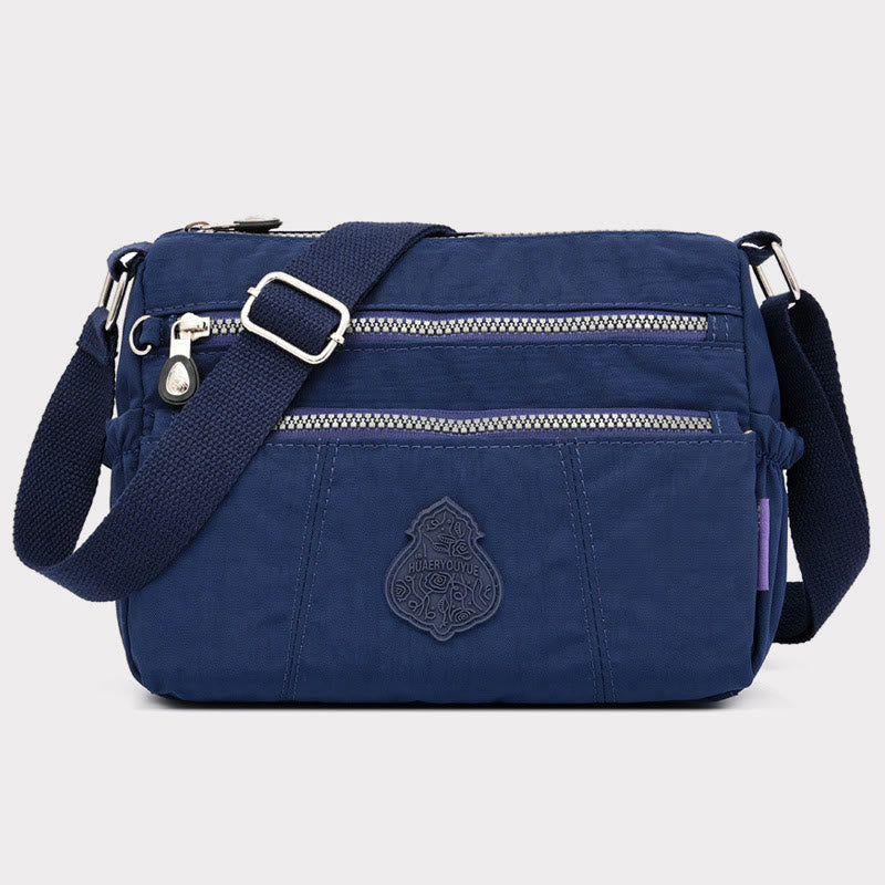 Umhängetasche für Damen, urban, lässig, zum Einkaufen, Nylontuch, Muttertasche