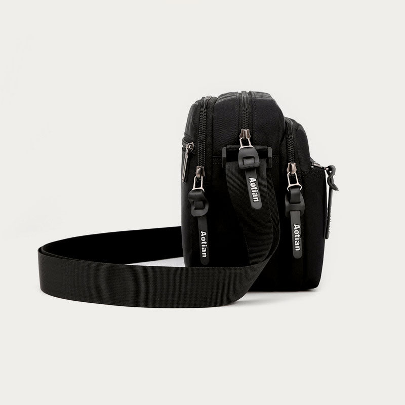 Unisex Leichte Casual Umhängetasche Mehrere Taschen Robuste Schulter Tasche Geldbörse