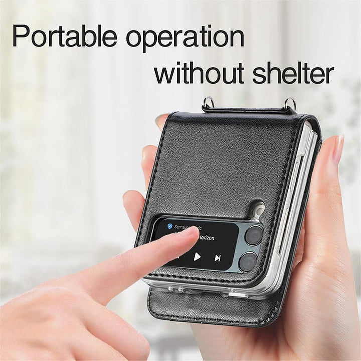 Samsung Galaxy Z Flip 3 Handyhülle Crossbody Handytasche Geldbörse