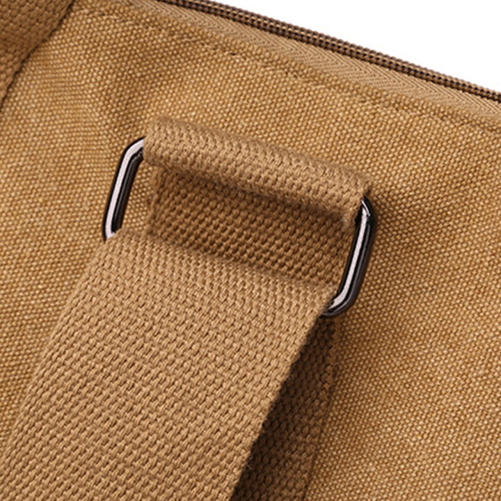 3-fach verwendbarer Canvas-Rucksack mit großem Fassungsvermögen 