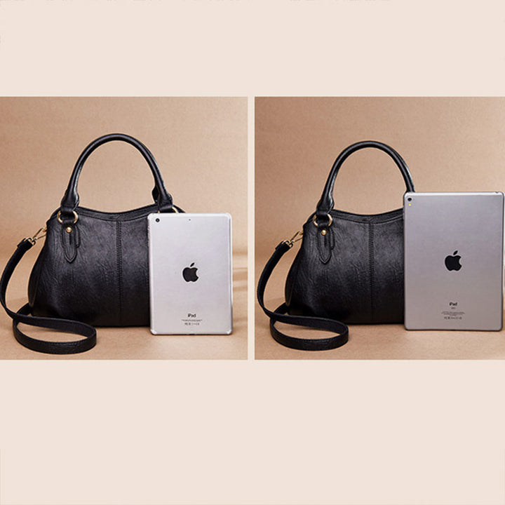 Elegante Handtasche im Vintage-Stil mit großem Fassungsvermögen und Umhängetasche
