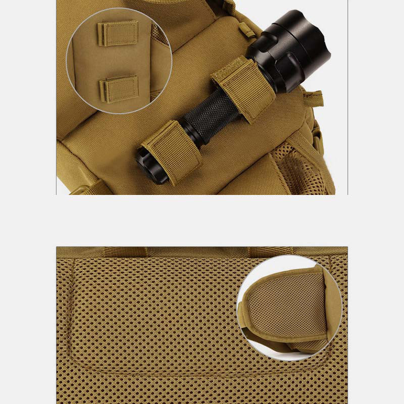 Multi-Pocket Crossbody Tasche Taktische Hüfttasche Passend für 10 Zoll Tablet