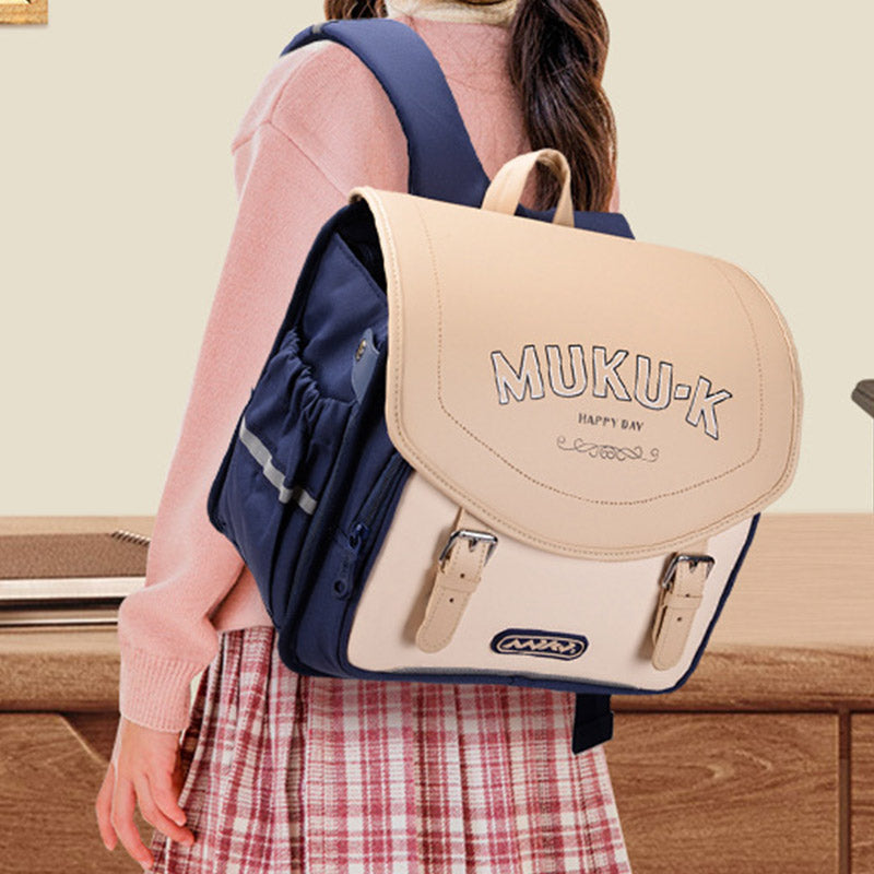 Kinderrucksack für Mädchen und Jungen, robust, atmungsaktiv, mit Reflektorstreifen