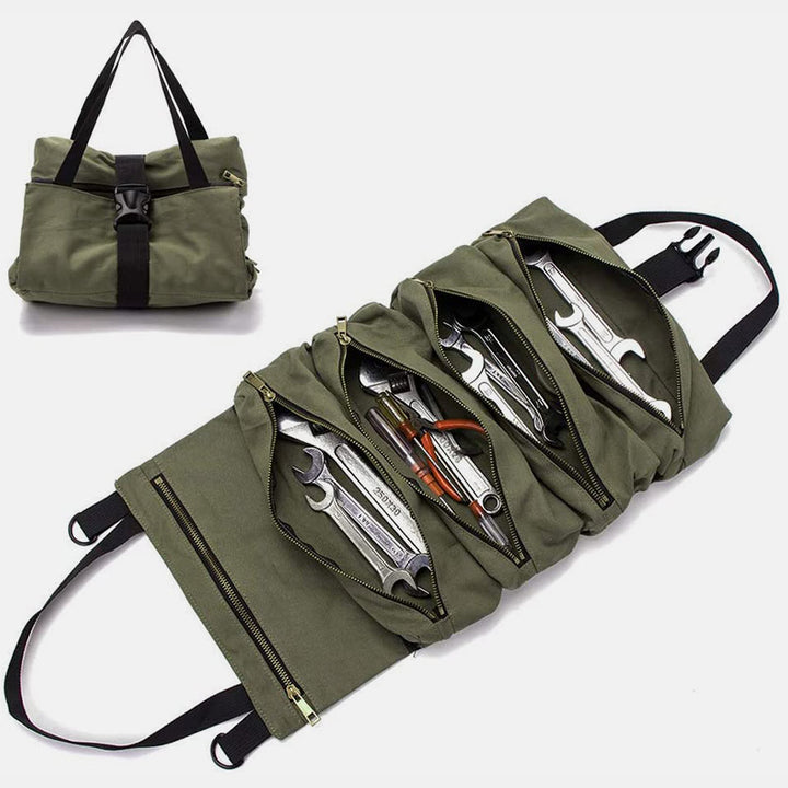 Wasserdichte Mehrzweck-Rolltasche mit Reißverschluss für Werkzeuge