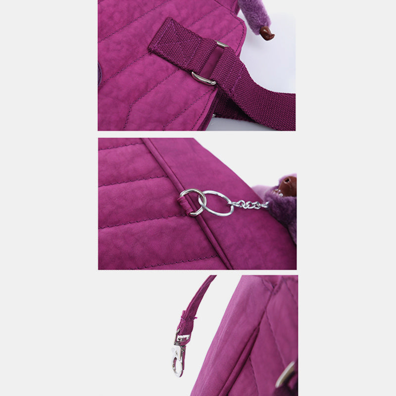 Nylon-Tragetasche für Damen, wasserdicht, groß, gesteppt, Schultertasche, Handtasche