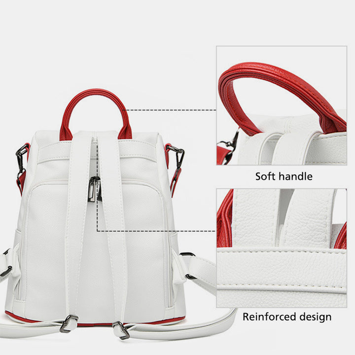 Multifunktionaler, stahlsicherer, robuster Umhängetaschen-Rucksack mit großer Kapazität