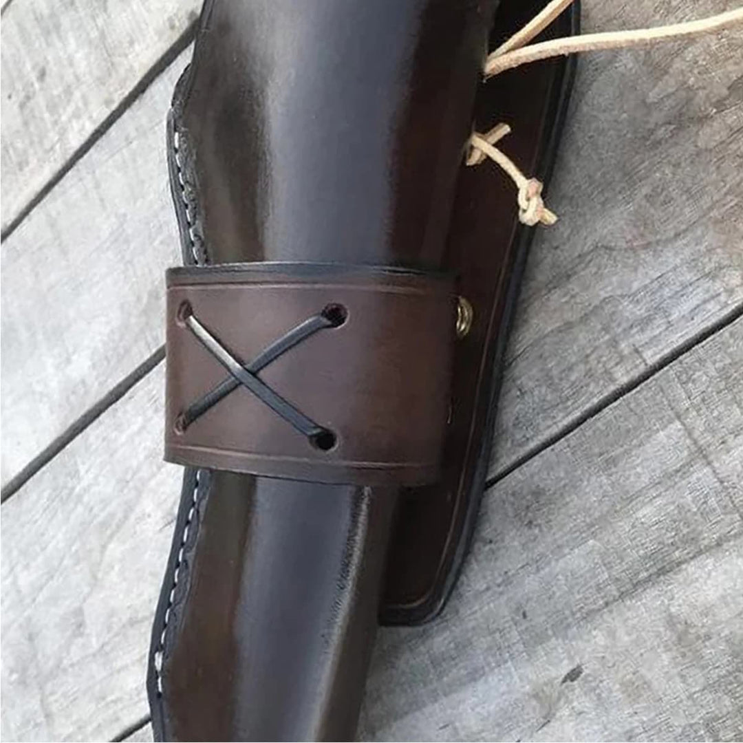 Punk Mittelalterlichen Holster Vintage Steampunk Revolver Leder Cosplay Prop