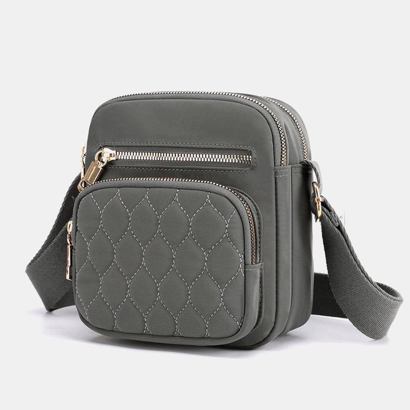 Messenger Bag mit großem Fassungsvermögen und mehreren Taschen