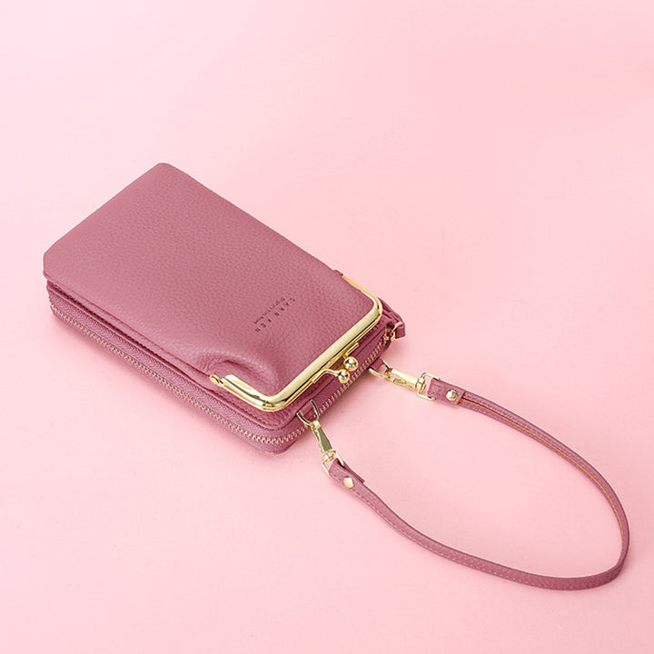 Multifunktionale Kiss-Lock Crossbody-Telefontasche
