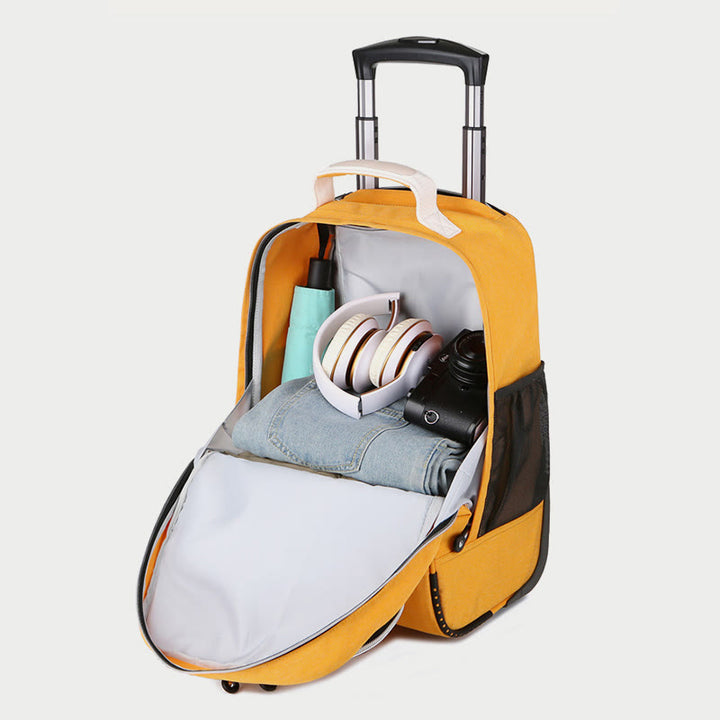 Dual-Use-Rucksack für Reisen Pull Rod Rolling Tote