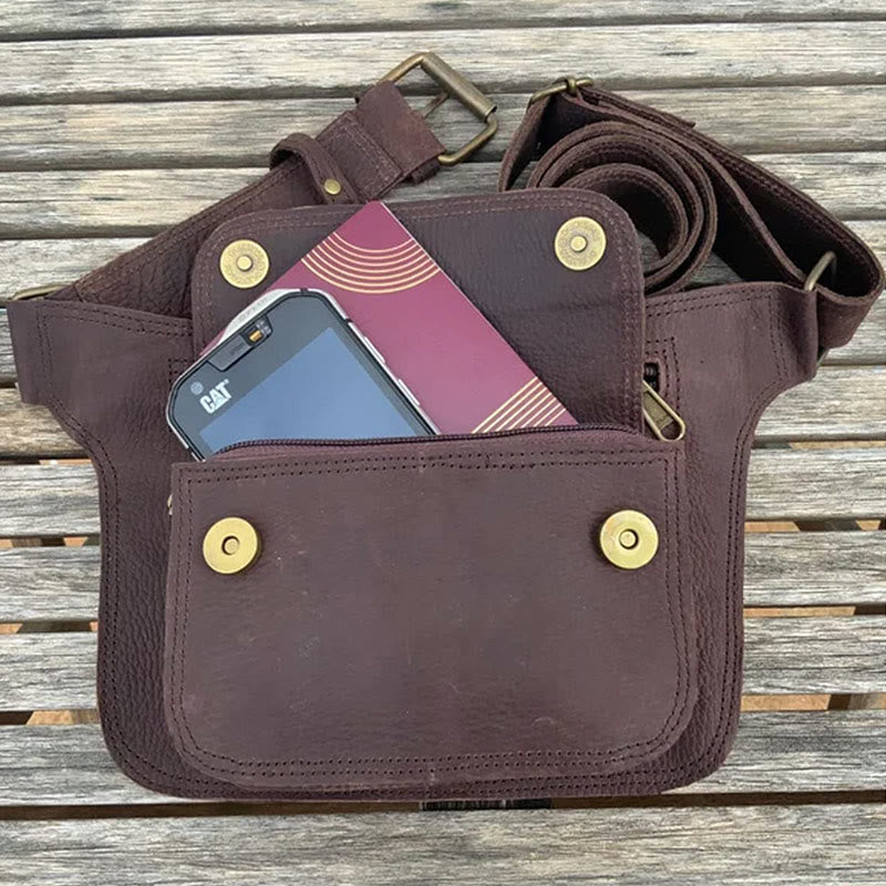 Hüfttasche für den Außenbereich, mit Retro-Schnalle, Utility-Gürteltasche