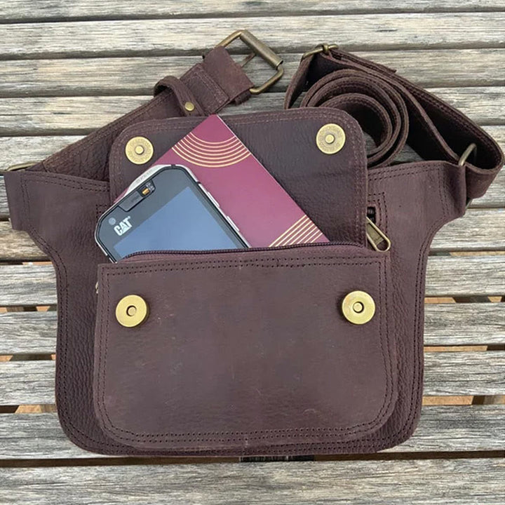 Hüfttasche für den Außenbereich, mit Retro-Schnalle, Utility-Gürteltasche