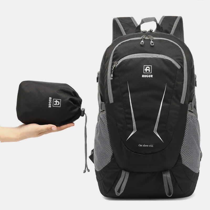 Packbarer Wanderrucksack, wasserabweisend, leichter Tagesrucksack, faltbarer Reiserucksack