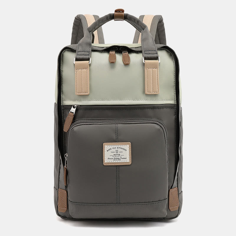 Rucksack für Studenten im Teenageralter, einfacher, leichter Computer-Tagesrucksack mit mehreren Taschen