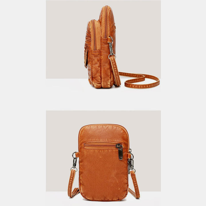 Große Kapazität Retro Handy Tasche Umhängetasche - image 12