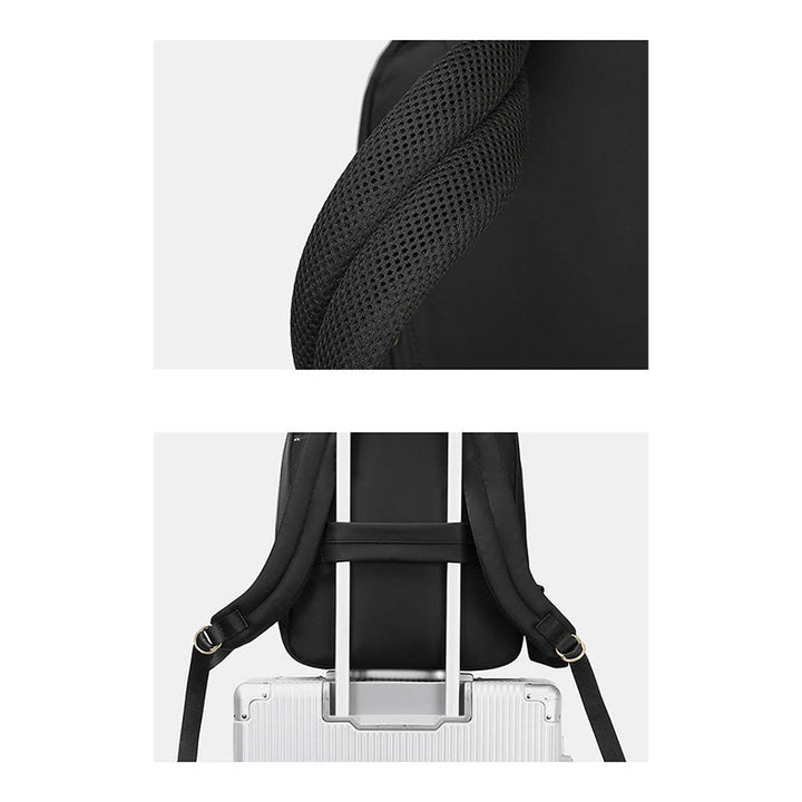 Rucksack für Männer Minimalistischer Tagesrucksack aus Nylon mit mehreren Taschen und Laptopfach