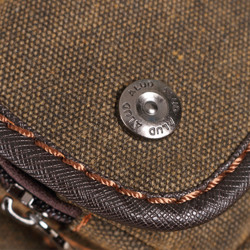 Beintasche für Männer, langlebige vertikale Outdoor-Sport-Canvas-Tasche