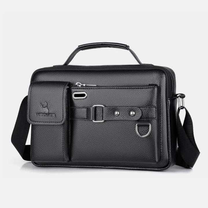 Retro Leder Satchel Messenger Bag für Männer Reise Umhängetasche