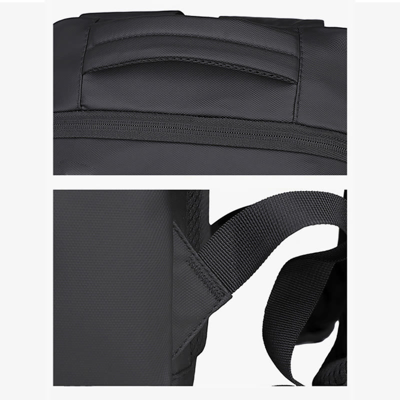 Sanfter Rucksack für Männer mit USB-Ladefunktion, große Business-Laptoptasche