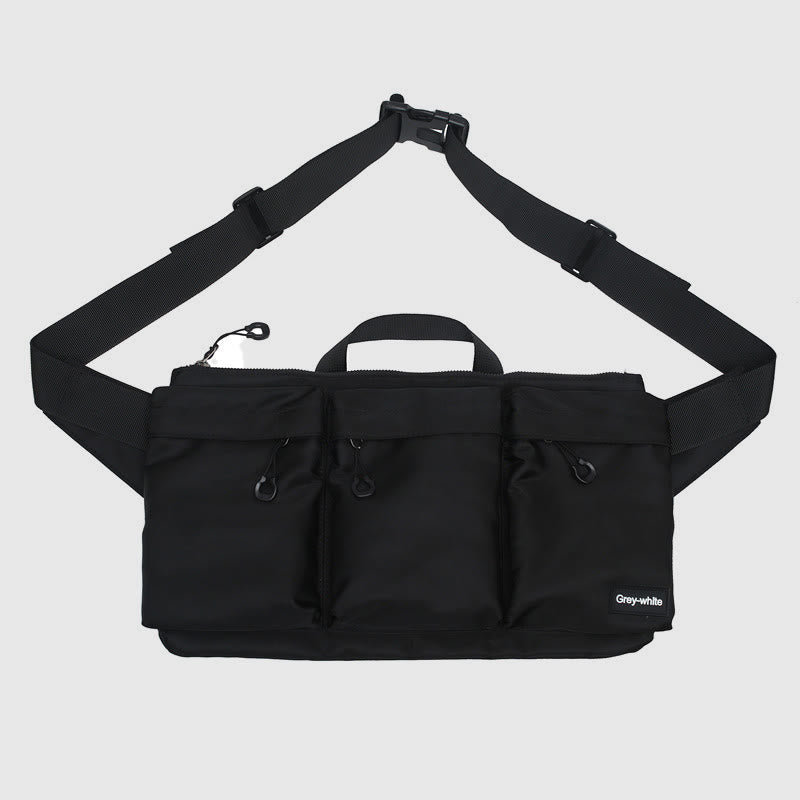 Gürteltasche für Herren, Sport, große Kapazität, Freizeit-Umhängetasche