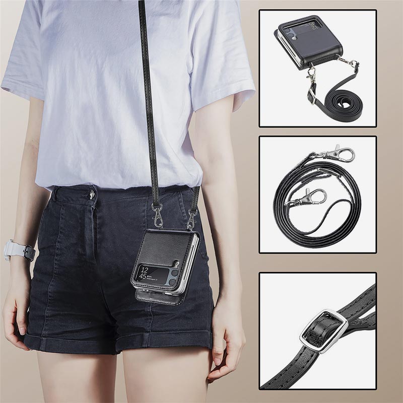 Samsung Galaxy Z Flip 3 Handyhülle Crossbody Handytasche Geldbörse
