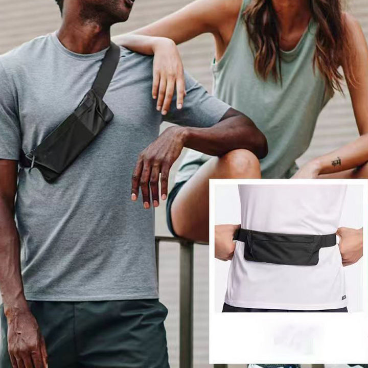 Gürteltasche für Herren, Outdoor-Sport, leichte Brust-Telefontasche