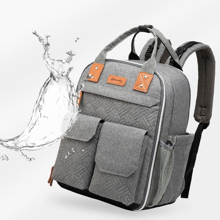 Wickeltasche, Rucksack, multifunktional, wasserdicht, Mamatasche, Wickelunterlage
