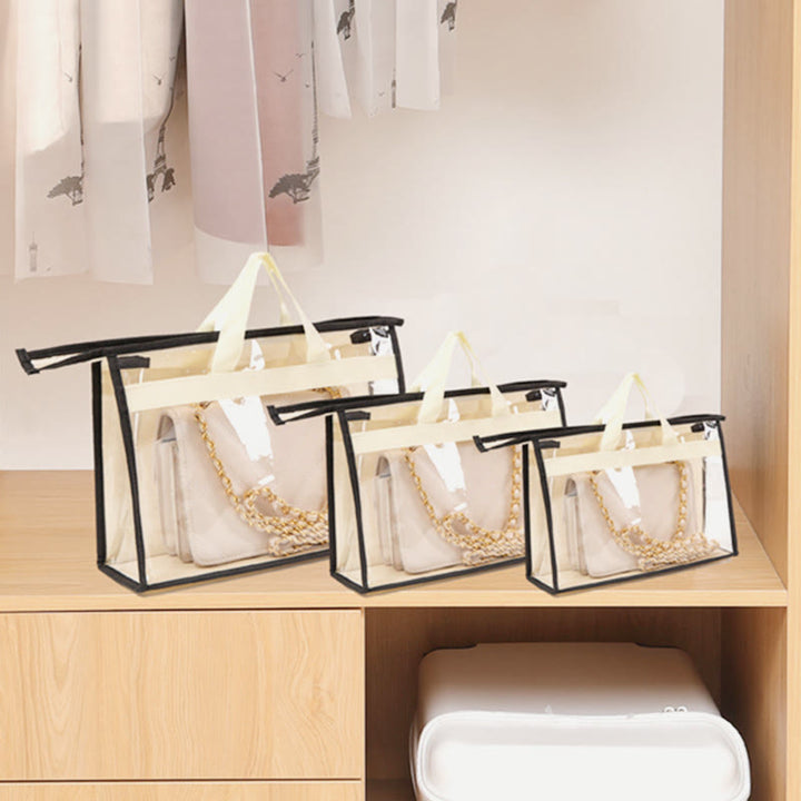 Aufbewahrungstasche für Zuhause, staubdichte, sichtbare, feuchtigkeitsdichte PVC-Schutztasche