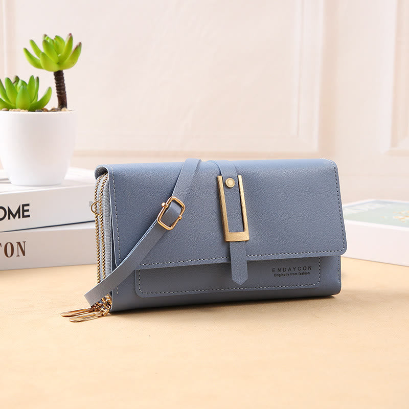 Handytasche für Damen, einfarbig, große Kapazität, Gewicht
