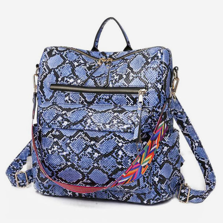 Großer Schulrucksack aus Leder