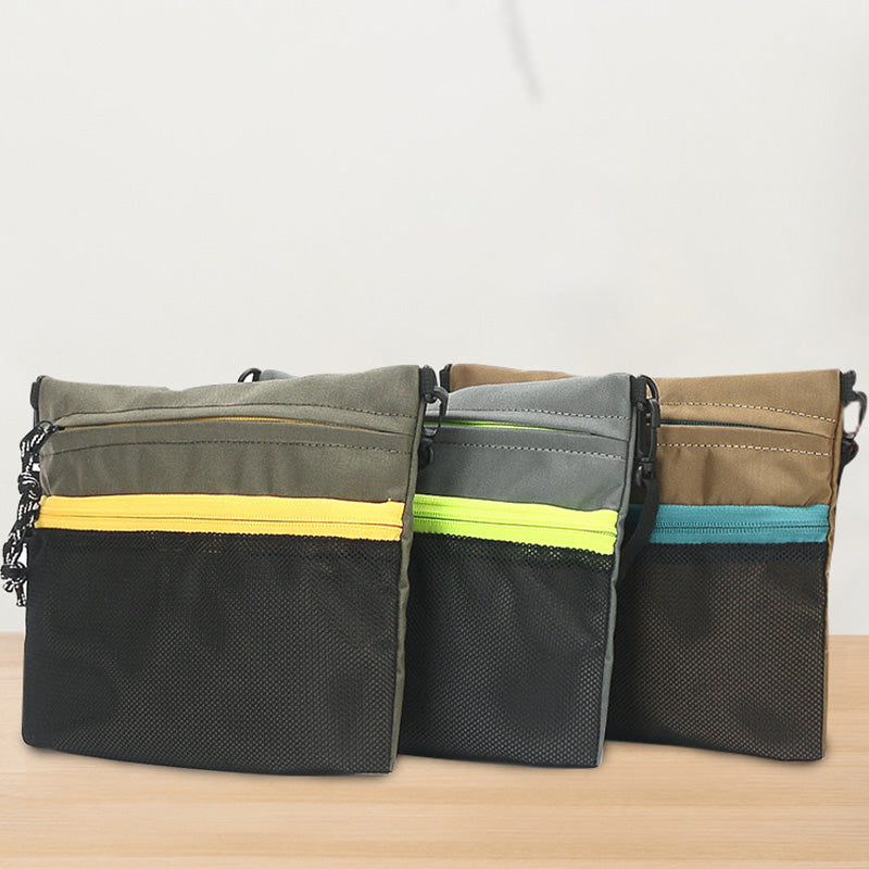 Umhängetasche für Herren, Vintage, klein, leicht, Handytasche, Geldbörse