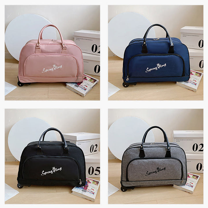 Zugstangen-Reisetasche für Männer und Frauen, leichte Bordtasche