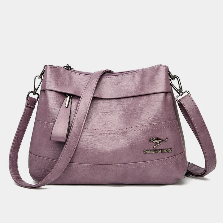Umhängetasche für Damen, große Kapazität, Retro-Umhängetasche aus PU-Leder