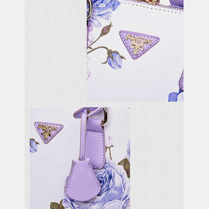 Damen Umhängetasche mit Blumenmuster, Umhängetasche, Schultertasche