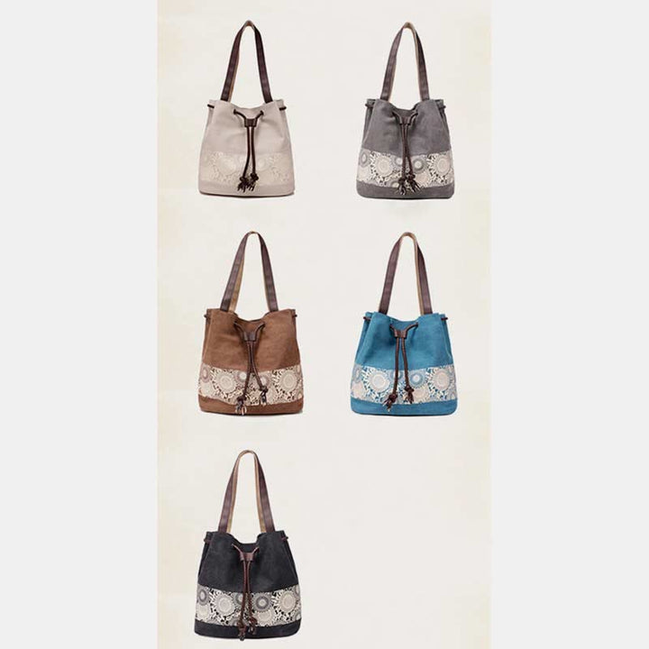 Umhängetasche für Damen, lässig, große Kapazität, bedruckt, Einkaufshandtasche