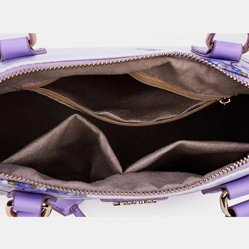 Damen Umhängetasche mit Blumenmuster, Umhängetasche, Schultertasche