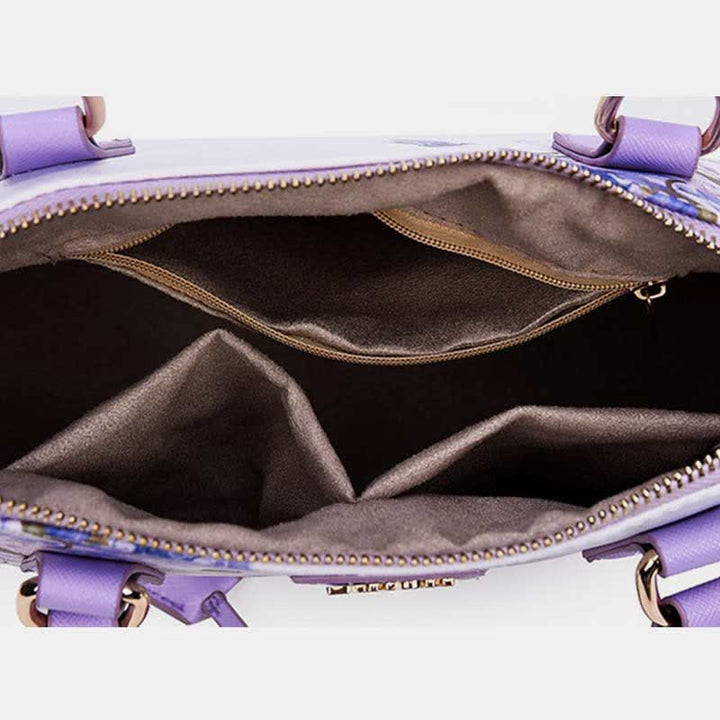 Damen Umhängetasche mit Blumenmuster, Umhängetasche, Schultertasche