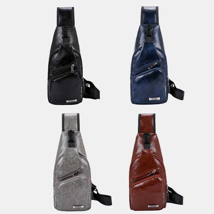 Weiche, dreifach verwendbare Schultertasche mit mehreren Taschen für Ausflüge