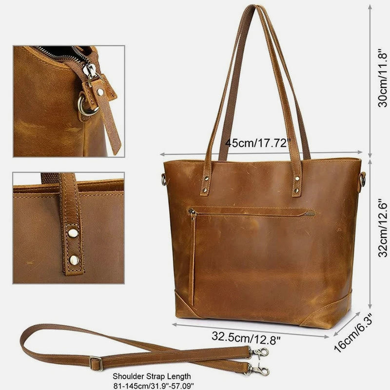 Retro Damen Umhängetasche aus weichem veganem Leder, Umhängetasche für Reisen - image 10
