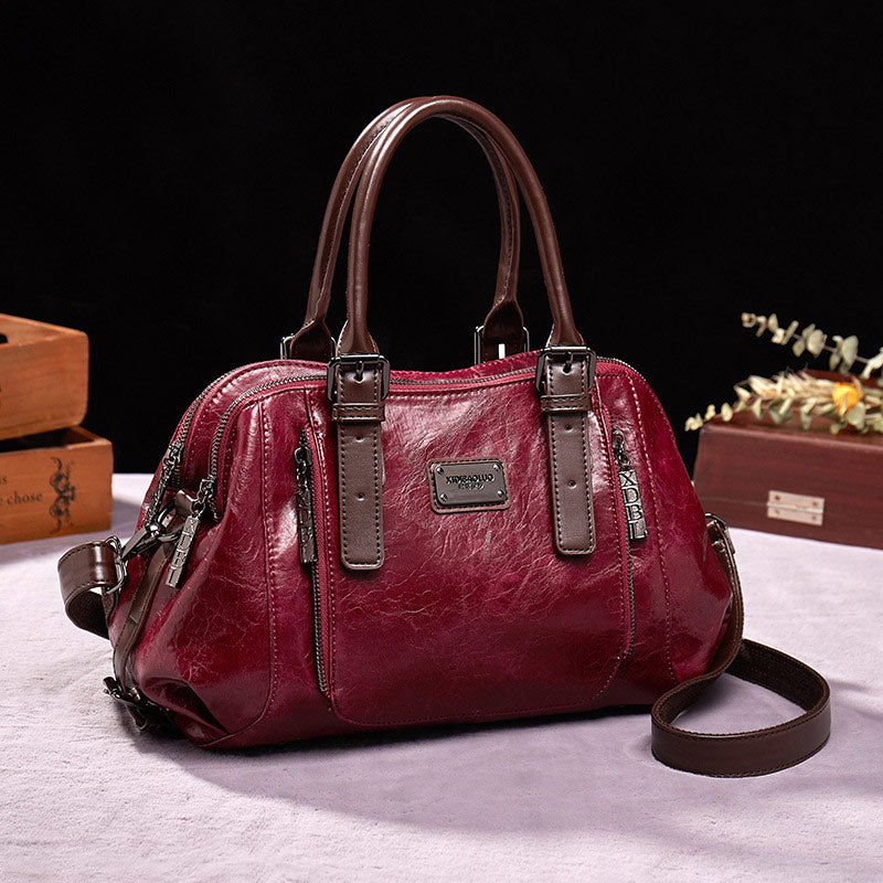 Luxus-Tragetasche im Vintage-Stil mit großem Fassungsvermögen