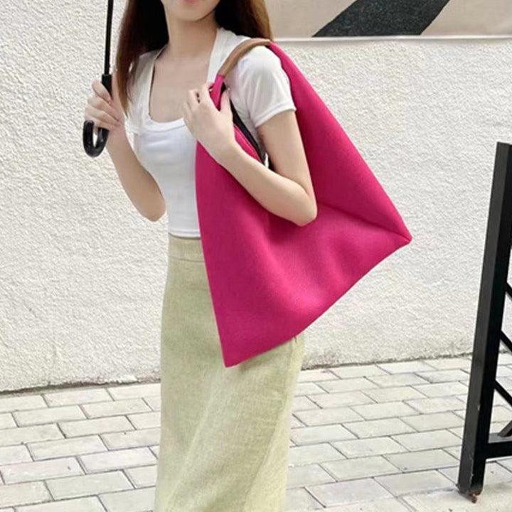 Umhängetasche für Damen, große Kapazität, lässig, Spleißen, große Tasche