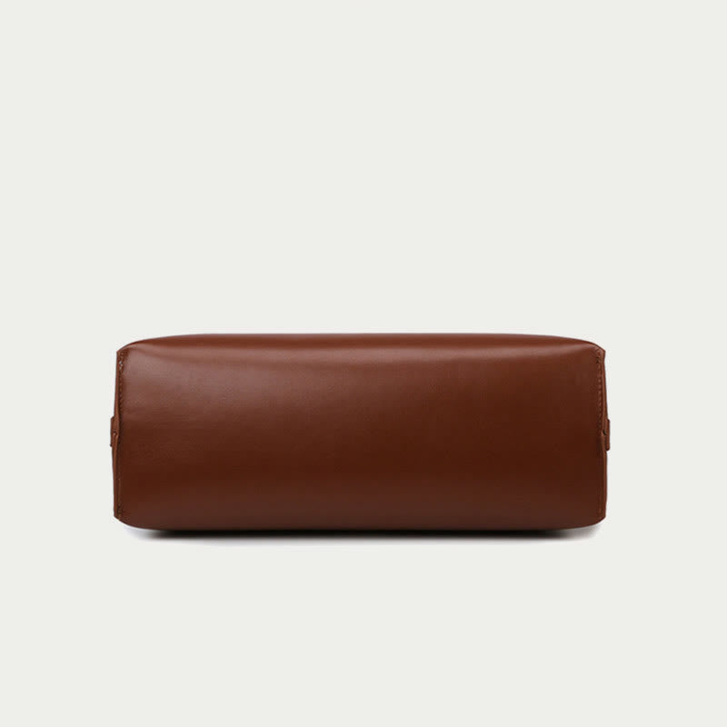 Große Tragetasche, robuste Schulterhandtasche aus PU-Leder