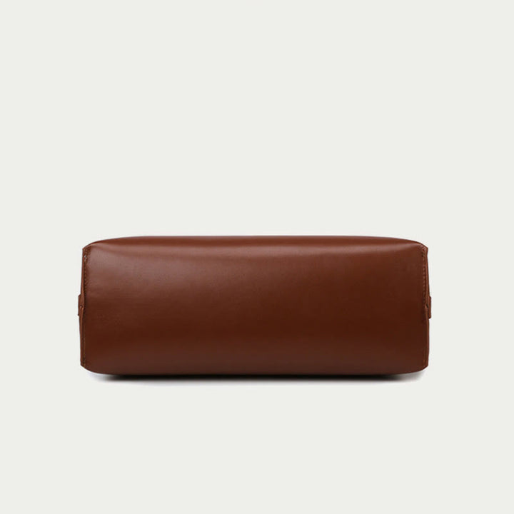 Große Tragetasche, robuste Schulterhandtasche aus PU-Leder