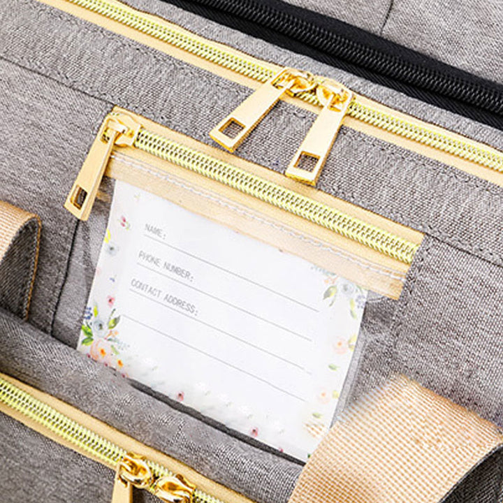 Mama-Tasche für den täglichen Gebrauch im Freien, tragbare, faltbare Kinderbett-Freizeit-Mama-Tasche