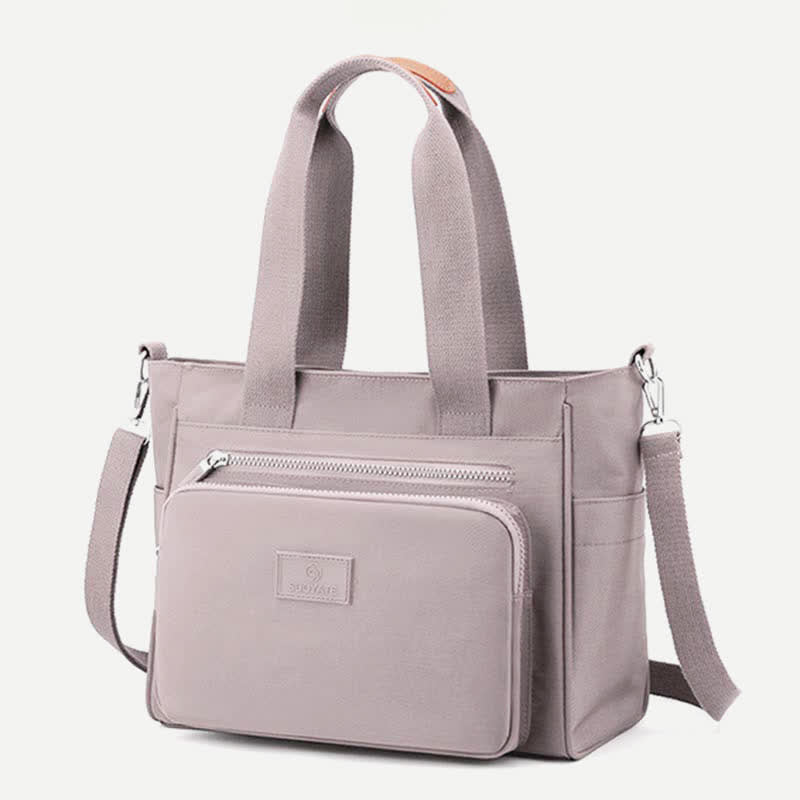 Damen Leichte Handtasche Große Wasserdichte Nylon Umhängetasche Schultertasche Geldbörsen
