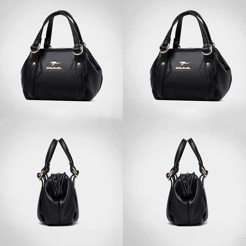 Elegante Tragetasche mit großem Fassungsvermögen und mehreren Taschen, Diebstahlschutz, Handtasche