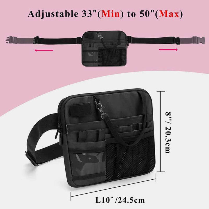 Gürteltasche mit mehreren Steckplätzen für medizinische Ausrüstung, verstellbare Hüfttasche für Krankenschwestern