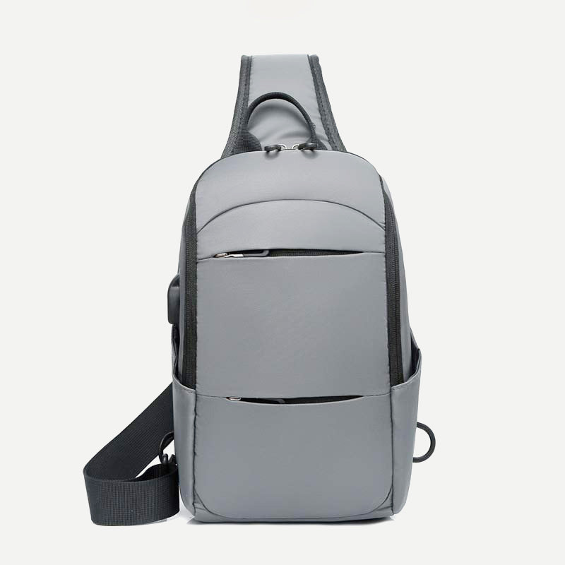Sling Crossbody Rucksack Umhängetasche für Herren mit USB-Ladeanschluss